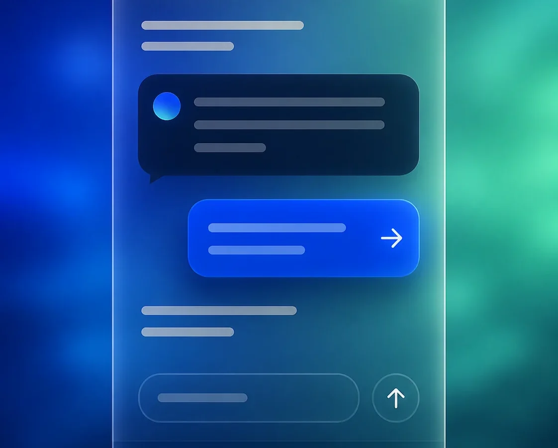 Web sitesi için yerel yapay zekâ chatbot arayüzü
