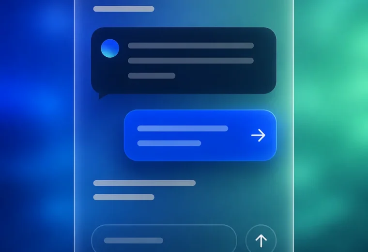 Web sitesi için yerel yapay zekâ chatbot arayüzü