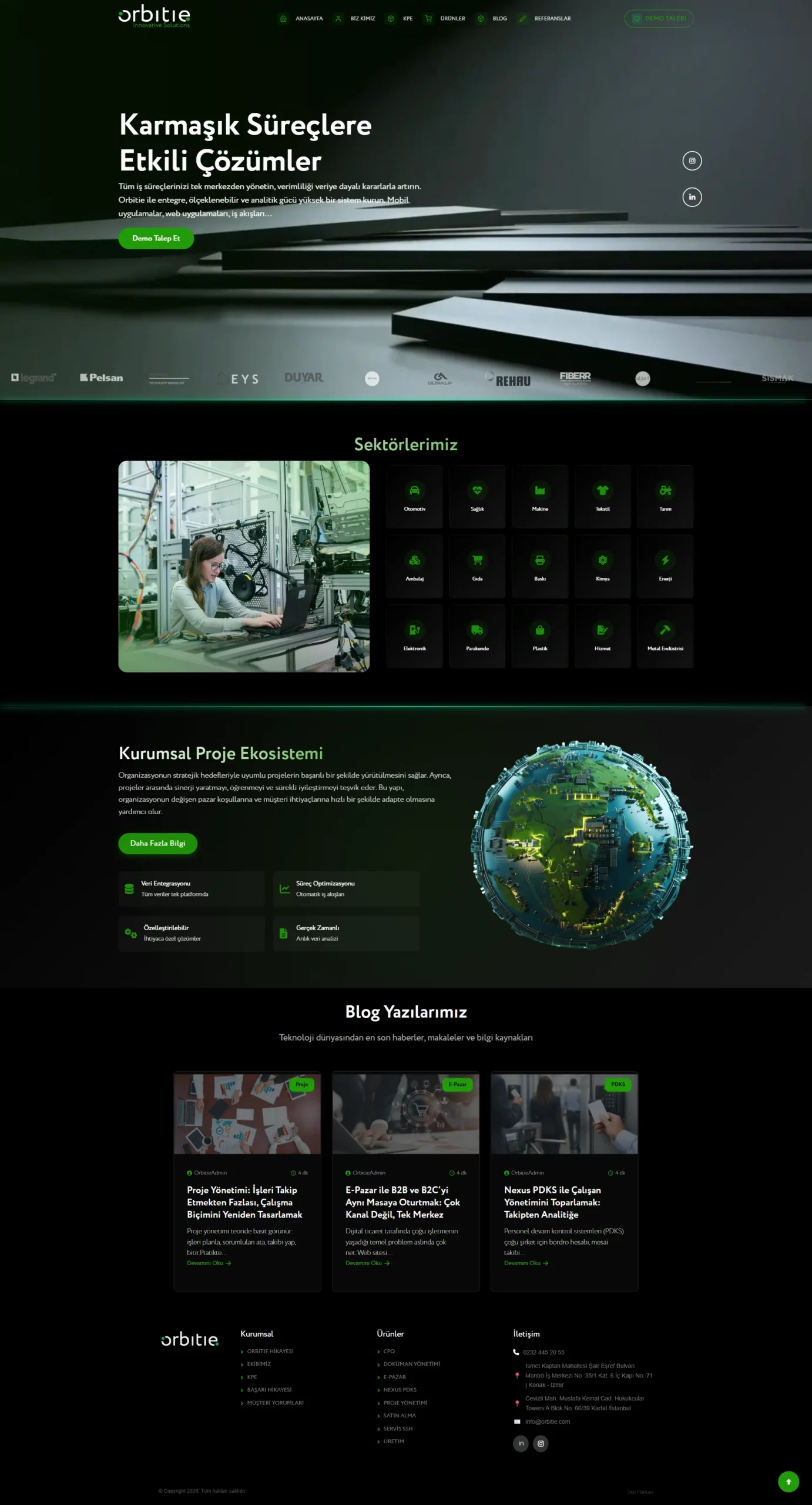 Orbitie web sitesi