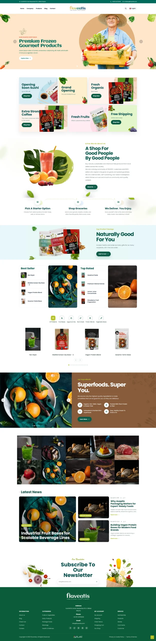 Flaventis Webexperi web sitesi