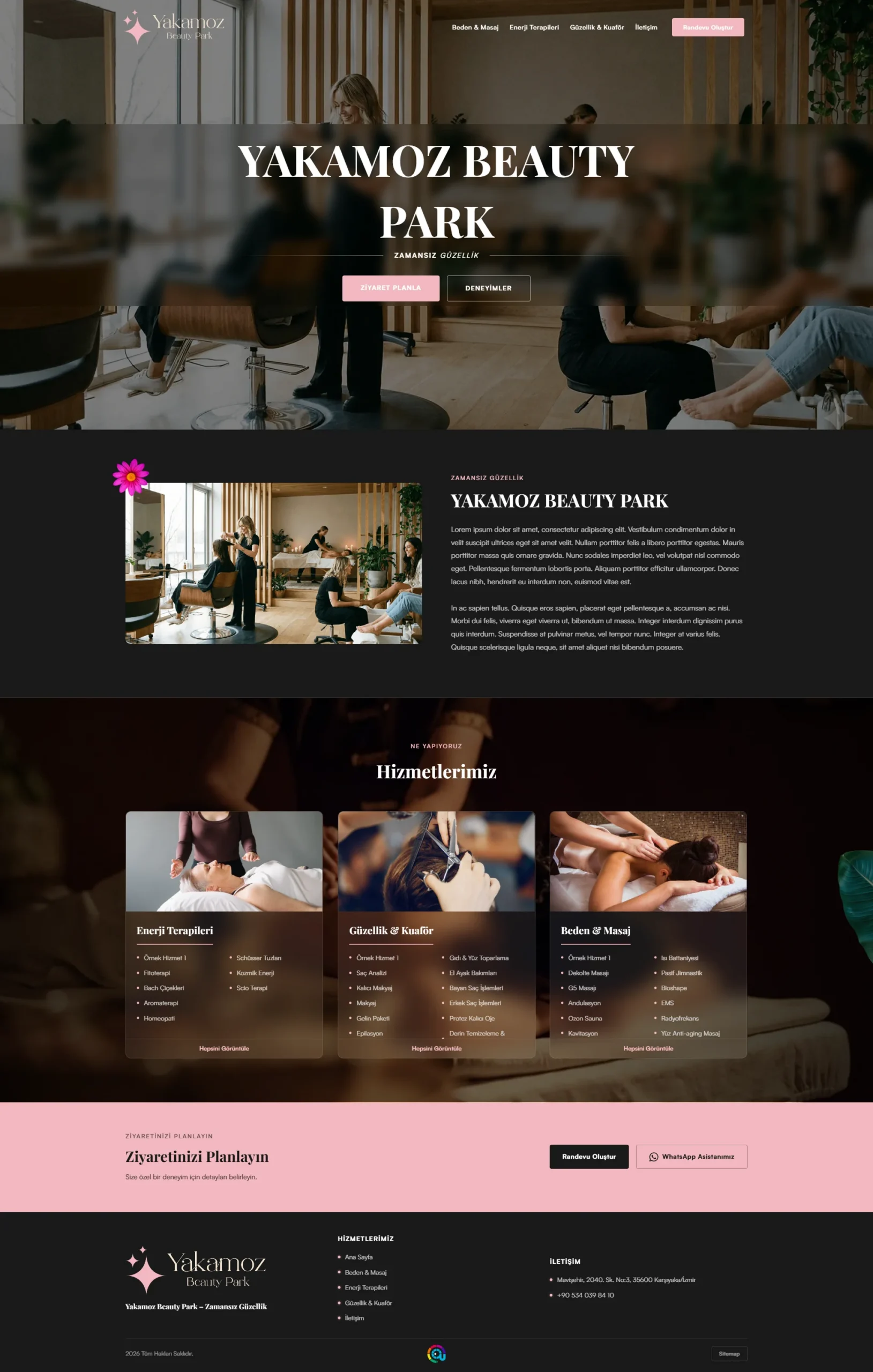 Yakamoz Webexperi web sitesi