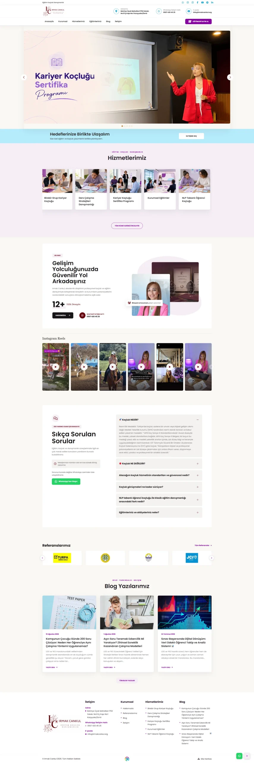 Irmak Cankul web sitesi